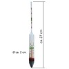 AQUARIUM PLÜDERHAUSEN Hydrometer with Thermometer for Measuring Salt Density in