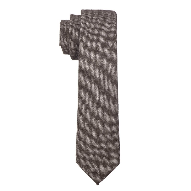 DonDon Men's Tie 6 cm Cotton Plain Checked and Polka