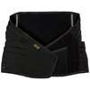 Gunze RSP4 Women's Risap Waist Supporter, Slit Belt, Black, M,