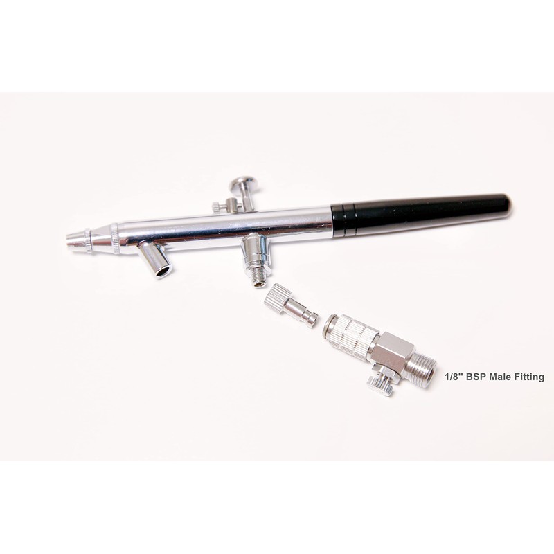 Hseng 6 Feet Nylon Braided Airbrush Hose with 1/8’’ Fittings