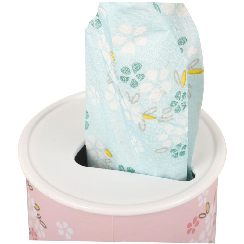 OATIPHO 3pcs Car Tissues Cylinder Box Stylish Travel Facial Wipes