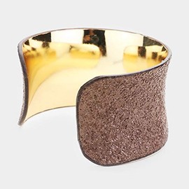 EleganceWithFlair • Textured Metal Cuff Bracelet