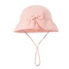 Baby Girl Cotton Bucket Hat with Bow Toddler Infant Breathable