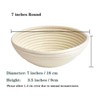 Round Bread Banneton Proofing Basket Kit Bowl Set of 2