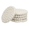 PATIKIL Set of 5 Round Wool Felt Coasters, Absorbent Cute