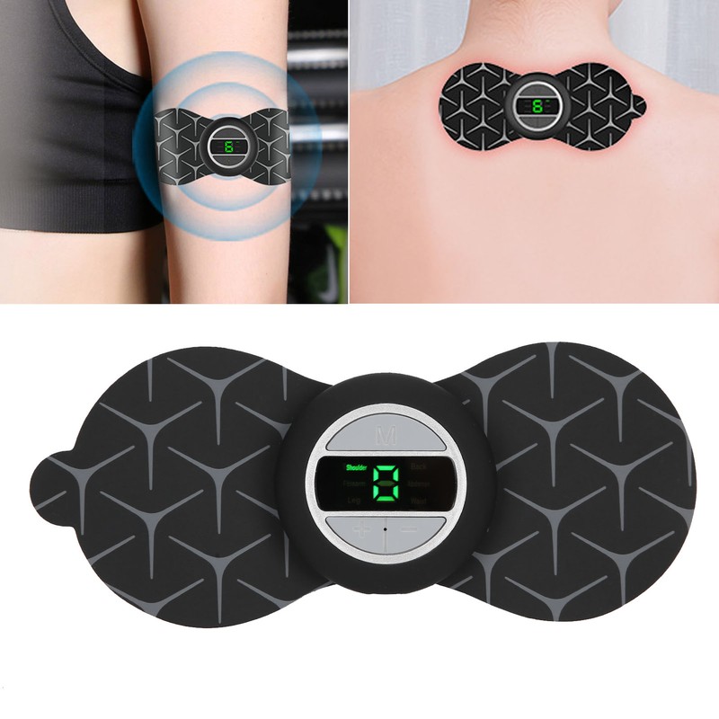 Mini EMS Massager Pain Fatigue Relieve Shoulder Waist Back Electric