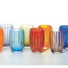 Zafferano Perle Glass Tumbler Lavender 11oz (Set of 2)