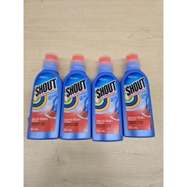 Shout Advanced Set-In Stain Scrubber Stain Remover Ultra Concentrated Gel 4-Pack