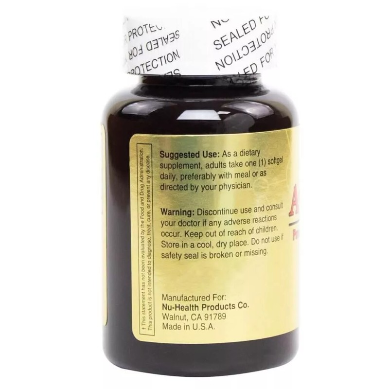 Nu-Health NuHealth Astaxanthin 10 mg Antioxidant Support (60 Softgels )