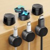 Kanemc Cable Holder Set of 6, Magnetic Clips, Cable Clips,