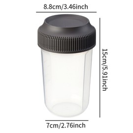 perfeclan Protein Shaker Bottle Protein Blending Bottle Gym Cup with Scale Leak Proof for Camping Gym Outdoor Exercise Fitness