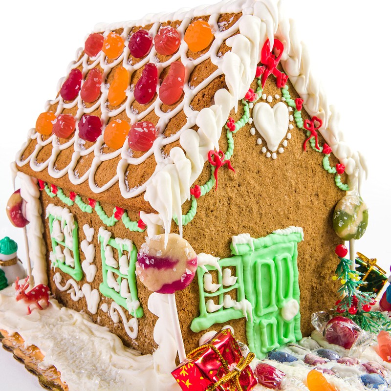 Vegan Allergen-Friendly Gluten-Free Cookie House Kit – 6 Pre-Baked Pieces,
