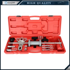 ECCPP Slide Hammer Dent 8 Way Puller Tool Kit Wrench Adapter Axle Bearing Hub Kit