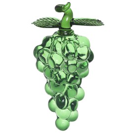 JOONOR Crystal Green Grape Statue Ornament Decorative Artificial Fruit Glass Figurine Tabletop Paperweight Crystal Ornament for Home Office,Grape