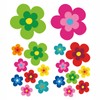 tradercat pril Flower Sticker, Car Sticker, Flowers, Pack of 8