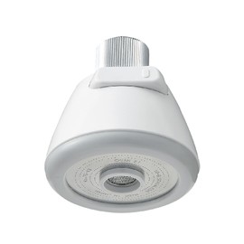 SANEI Kitchen Shower, 35% Water Saving Effect, Fine and Powerful Shower, Water Flow Switching, Swivel Type, Pre-rinse Before Dishwasher, PM262, White