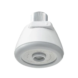 SANEI Kitchen Shower, 35% Water Saving Effect, Fine and Powerful Shower, Water Flow Switching, Swivel Type, Pre-rinse Before Dishwasher, PM262, White