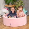 KiddyMoon Zipped Ball Pit Cover, Round 90X30