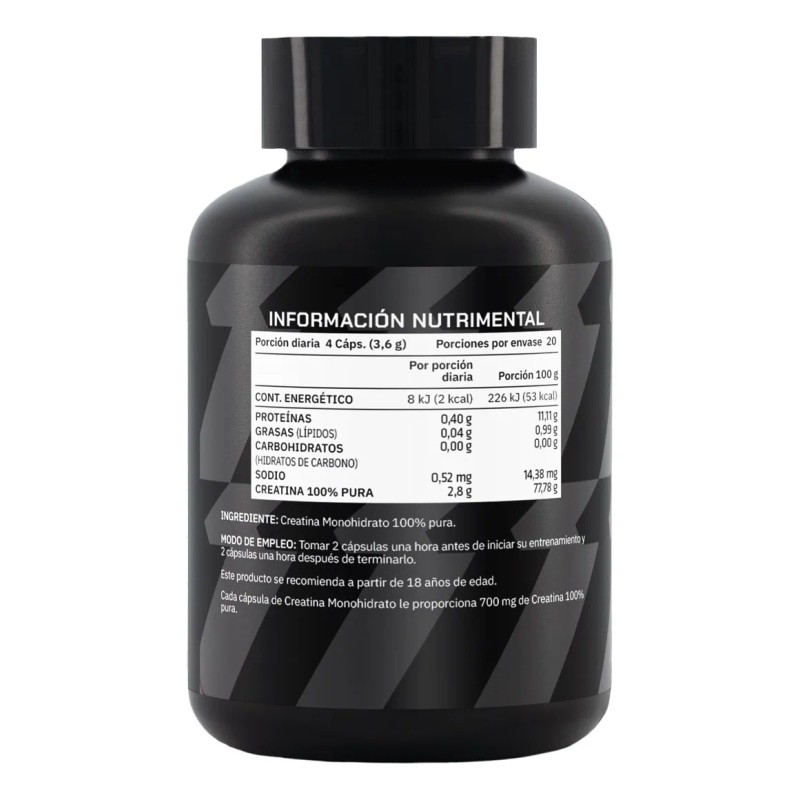 Suplemento Creatina Monohidrato 100 (80 Cps) - Prowinner Natural