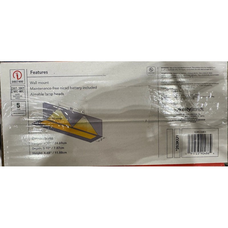 Lithonia Lighting 0.36 -Watt 120/277 - Volt LED Black Hardwired