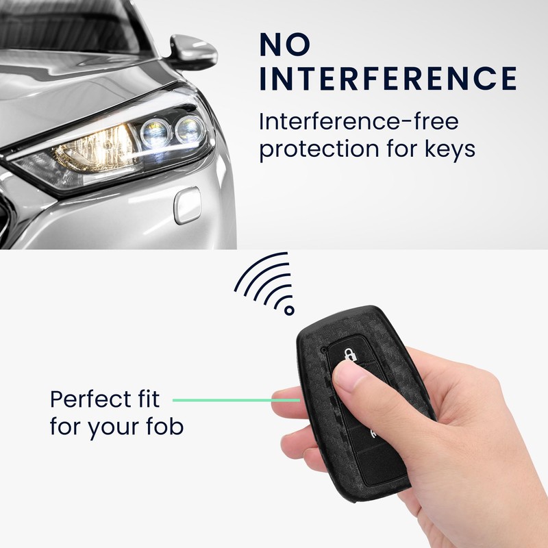 kwmobile Car Key Case Compatible with Toyota 2-3 Buttons Smart