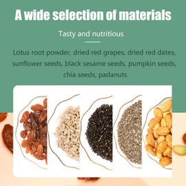 Phuumy 500g Chia Seeds & Nuts Lotus Root Soup,Made With Lotus Root Powder And Osmanthus, Thickened With Corn Starch Powder