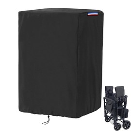 Rilime Wagon Cover for Wonderfold Wagon W4 Original(Cover Only),Waterproof 420D Stroller Wagon Cover With Handle Adjustable Drawstring-29"L X 28"W X 43"H