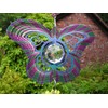 Iron Stop 7.5"/19cm Butterfly Crystal Wind Spinner + Hook -