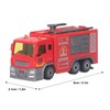 4Pcs 1: 32 Fire Truck Toy Set High Simulation Pull