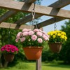 Kahedincy 4 Pcs Hanging Chains with Hooks, Security Cable with