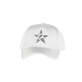 Rebel Athletic Mark Crystal Hat in White, Youth