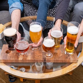 Libbey Craft Brews Assorted Beer Glasses Set of 6, Versatile, Premium Beer Glass Set, Craft Beer Glasses for Pilsner, Stout, Lager, IPA & More