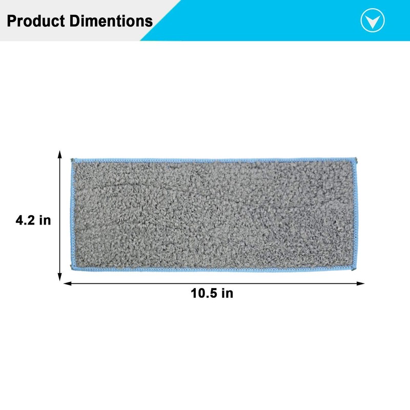 Pack of 8 Washable Cloths for iRobot Braava Jet m6/6012/6110/6112/6113