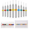 20PCS PCB Micro Drill Bits - 2 Sets 0.3mm-1.2mm Tungsten