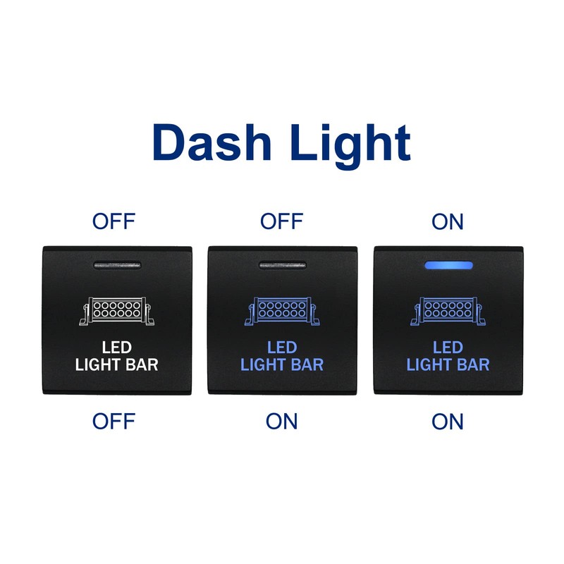 12V 3A ON/Off Push Button Switch CEL FI for Toyota