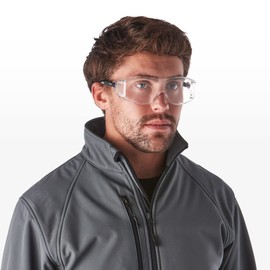Riley Tilla Safety Glasses for Work - Anti-Fog and Anti-Scratch Adjustable UV 400 Protective Clear Glasses