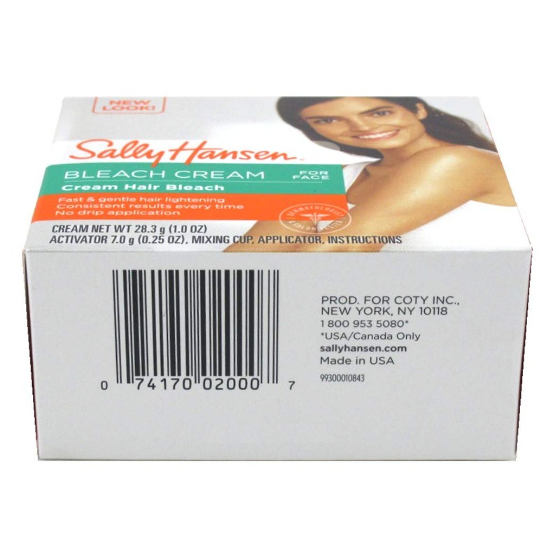 Sally Hansen Creme Hair Bleach for Face (2 Pack)