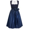 DIRNDLSTERN Women's Blue Without Lacing Midi Women's Outfit Oktoberfest 2025,