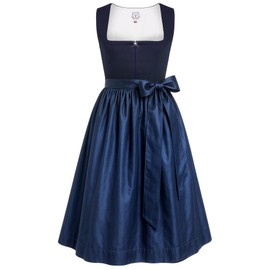 DIRNDLSTERN Women's Blue Without Lacing Midi Women's Outfit Oktoberfest 2025, blue, 40