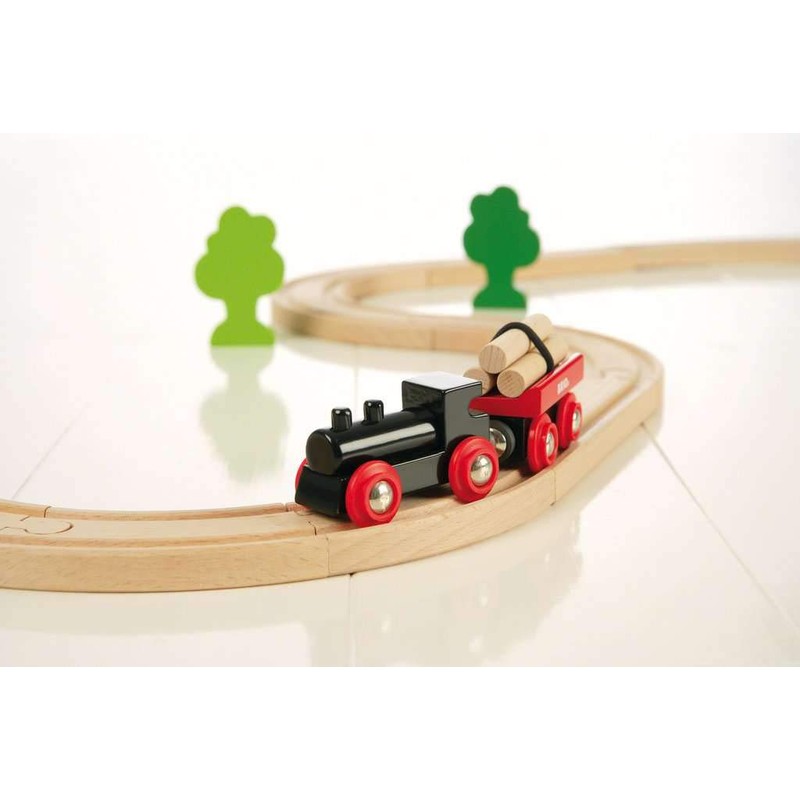 Brio 33042 Small Forest Basic Rail Set (18 Pieces) Suitable