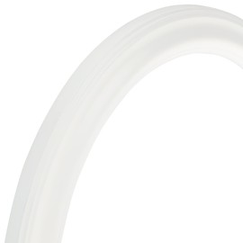 Stein Design Oval Frames - Hand-Finished Open-Back Oval Frames for Canvas, Does not Include Glass or Backing - [White - 5"x7"]