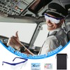 Saysurey Aviation Flight Training Glasses Adjustable View Limiting Goggles Device