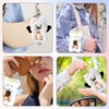 2 Pieces Cartoon Photocard Holder - Plush Rabbit and Cat