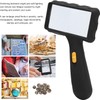 Magnifying Glass with Light, 7X Desktop Handheld Large Magnifying Glass,