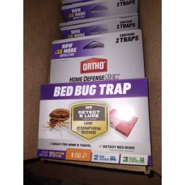 Ortho Home Defense Max Bed Bug Traps 10 Boxes of 2 Traps Each = 20 traps total