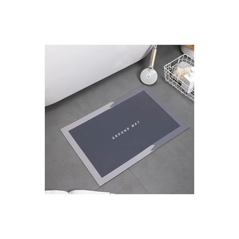 Alfombra de baño Antideslizante, Absorbente, Absorbente de 60 x 40