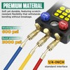 BELEY Digital Manifold HVAC Gauge Set,93 Refrigerants Dual Pressure&Temp Test