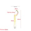 YehVeh 2 Pack Coilover Wrench Spanner Set C-Shape Hook Wrenches