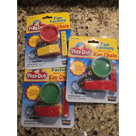 Play-Doh Fun Factory Squeeze 'N Mold Key Chain Fun For All 1998 Hasbro NEW