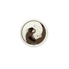 CafePress Yen Yang Ferrets 1" Round Mini Button